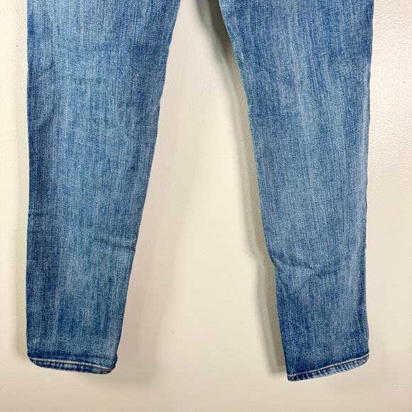 One Teaspoon Women's Blue Mid Rise Distressed 100% Cotton Relaxed Jeans Size 24 - Picture 8 of 10